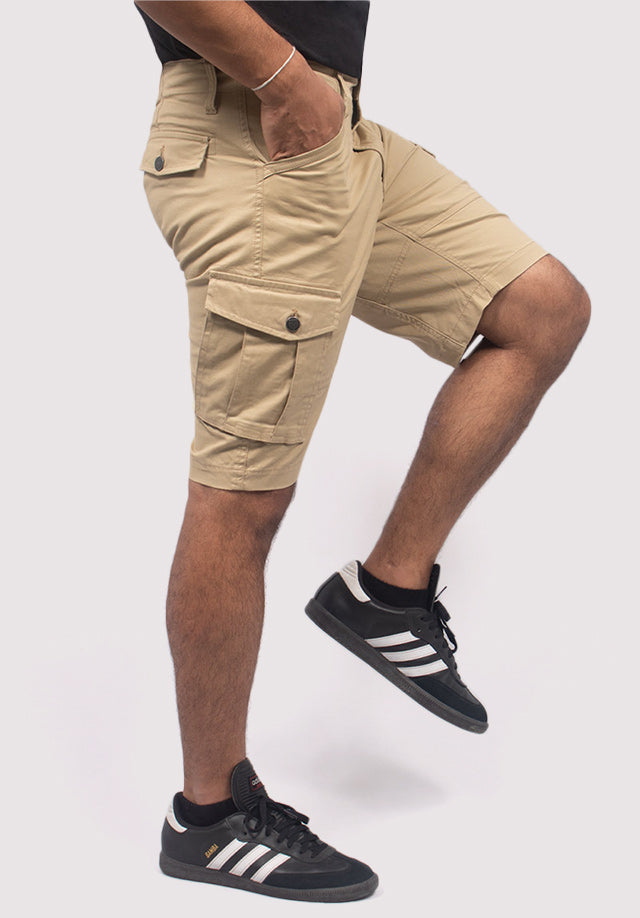 BISTER TWILL CARGO SHORTS