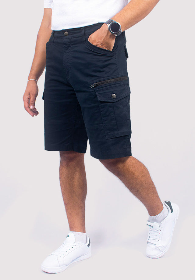 OXFORD TWILL CARGO SHORTS