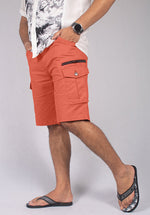 Load image into Gallery viewer, VERMILION CARGO SHORTS
