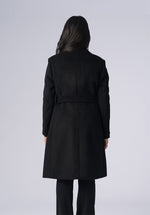 Load image into Gallery viewer, cashmere belted wrap-coat
