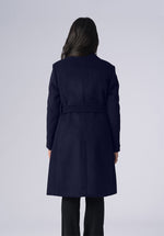 Load image into Gallery viewer, cashmere belted wrap-coat
