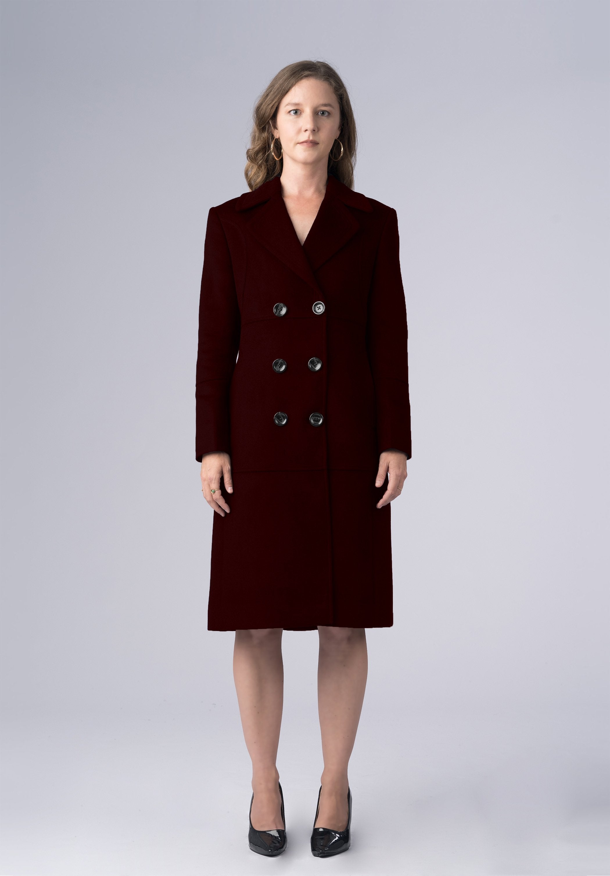 blue wool single breasted-blazer