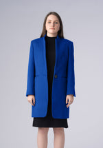 Load image into Gallery viewer, single breasted cashmere brown-blazer
