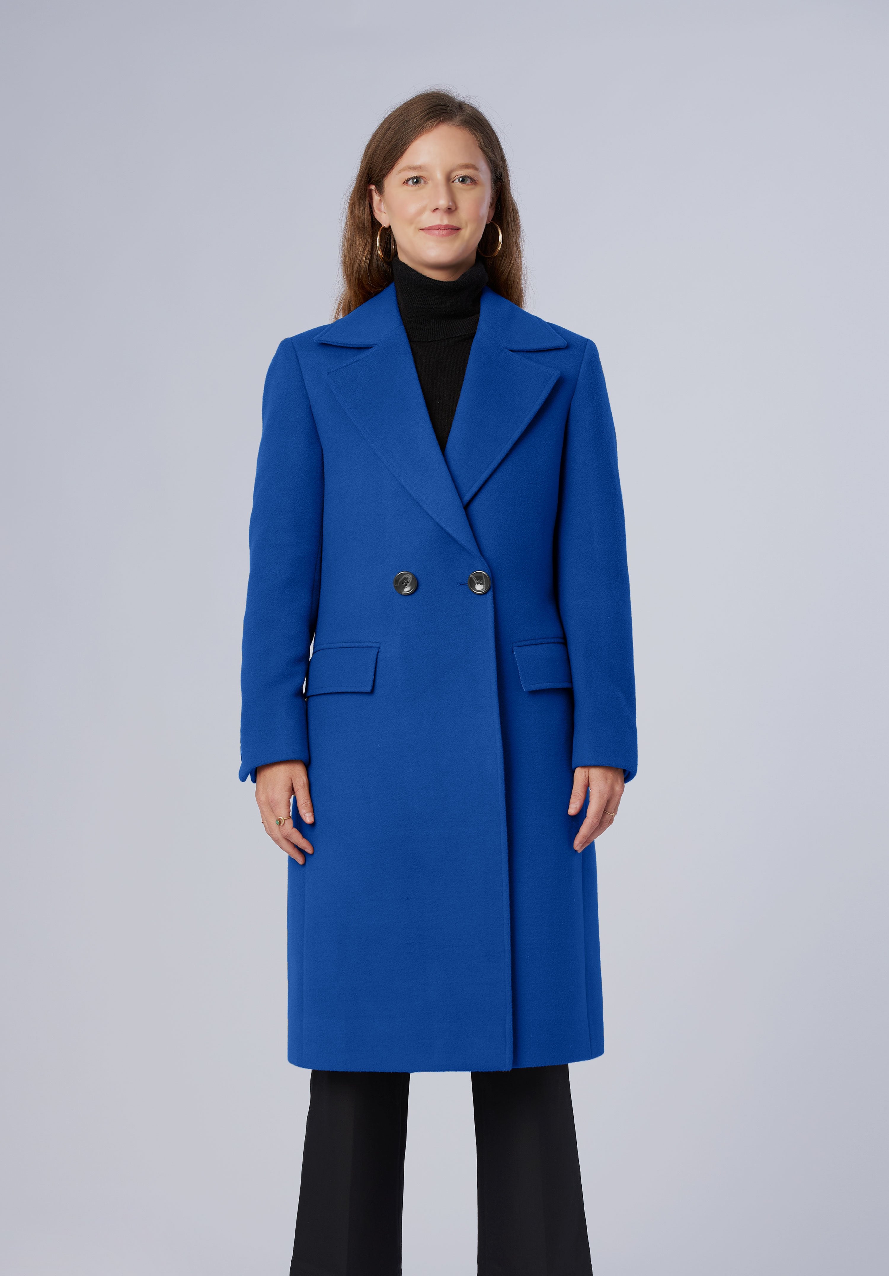 double breasted-longcoat-women