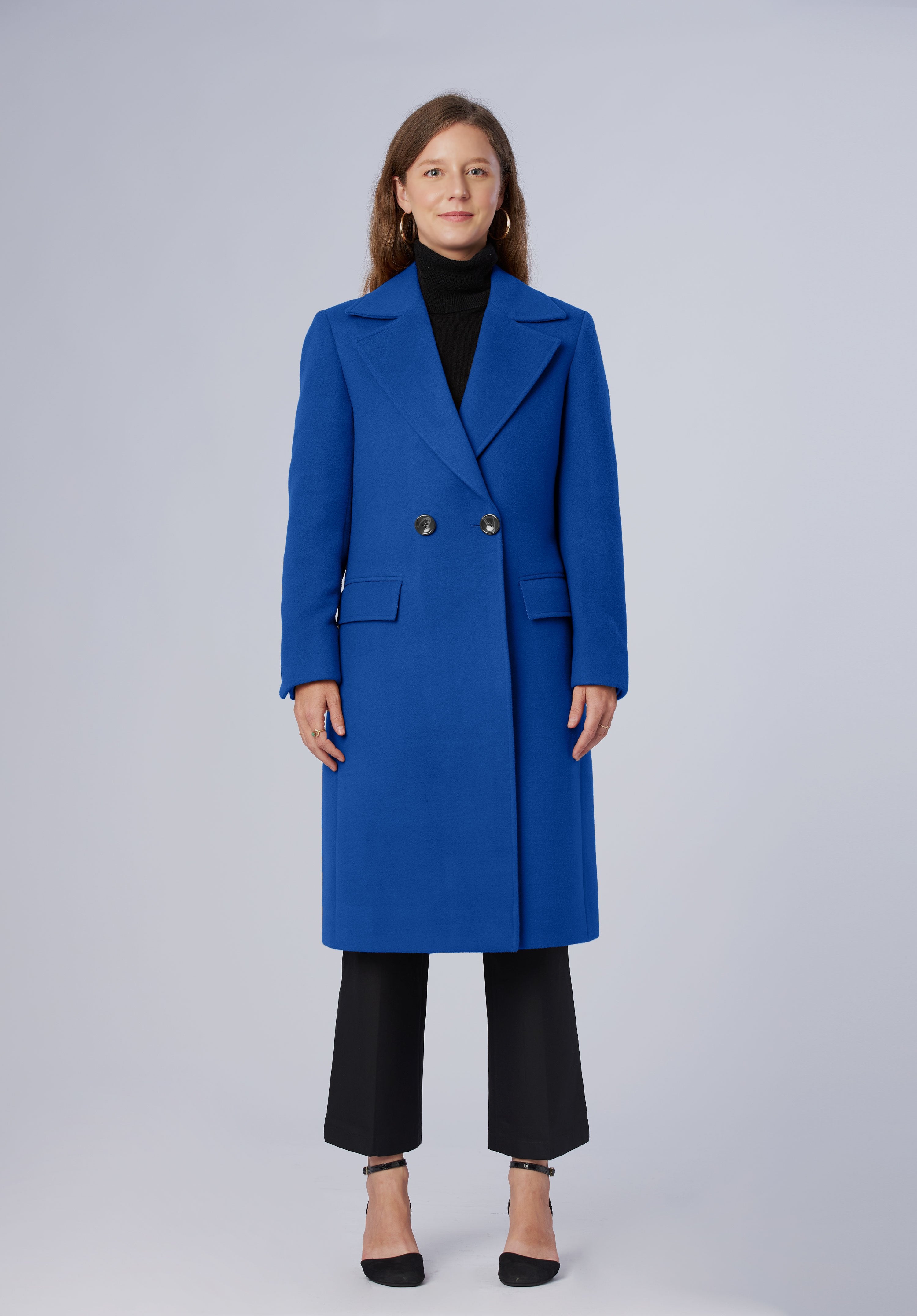 double breasted-longcoat-women