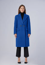 Load image into Gallery viewer, double breasted-longcoat-women
