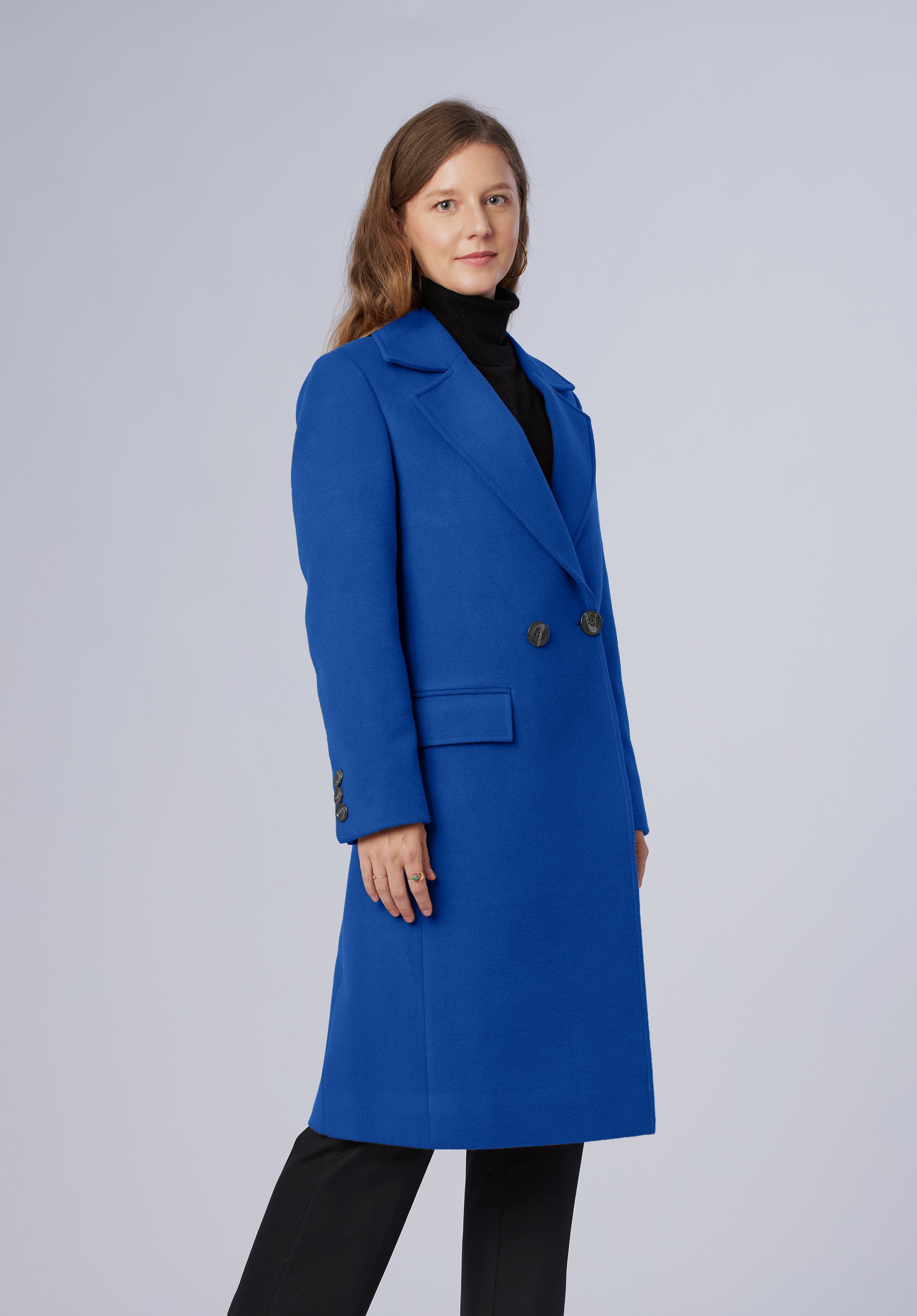 double breasted-longcoat-women
