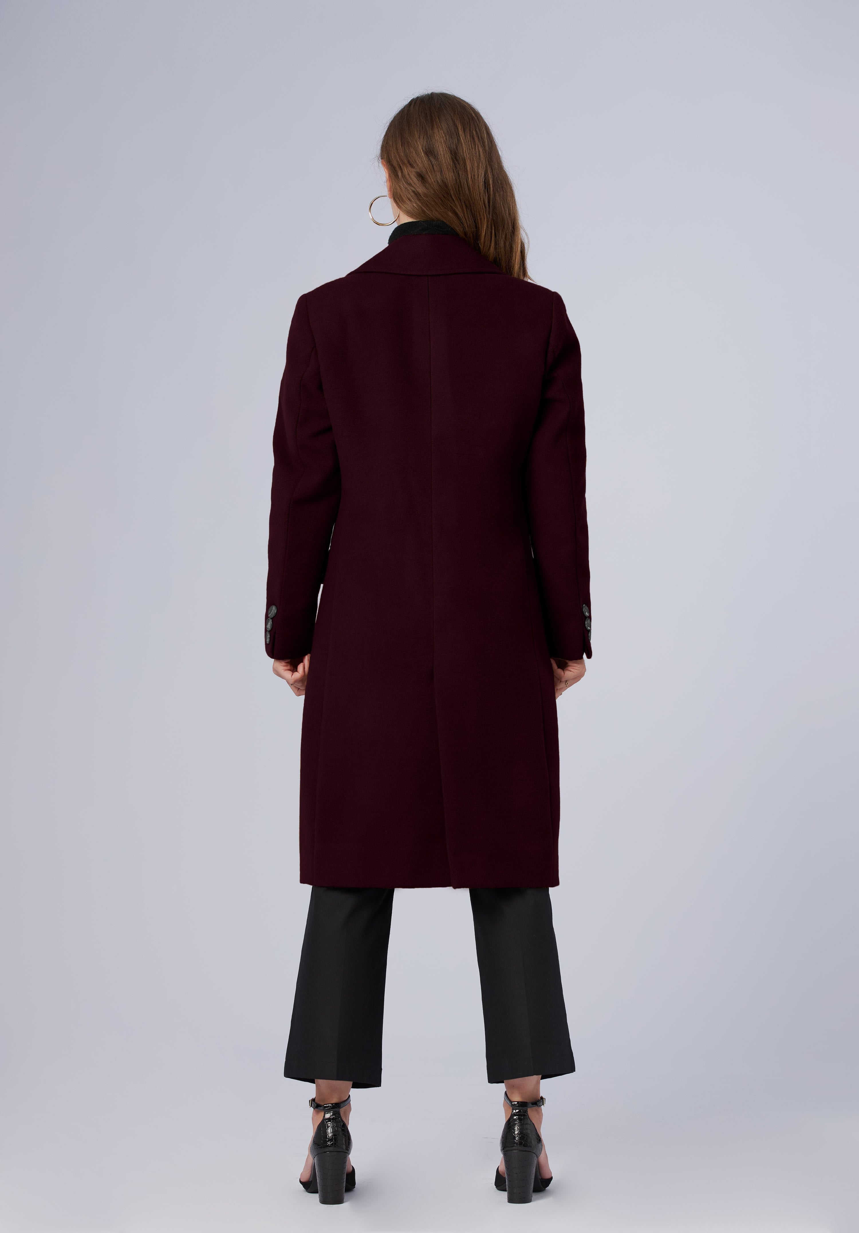 double breasted-longcoat-women