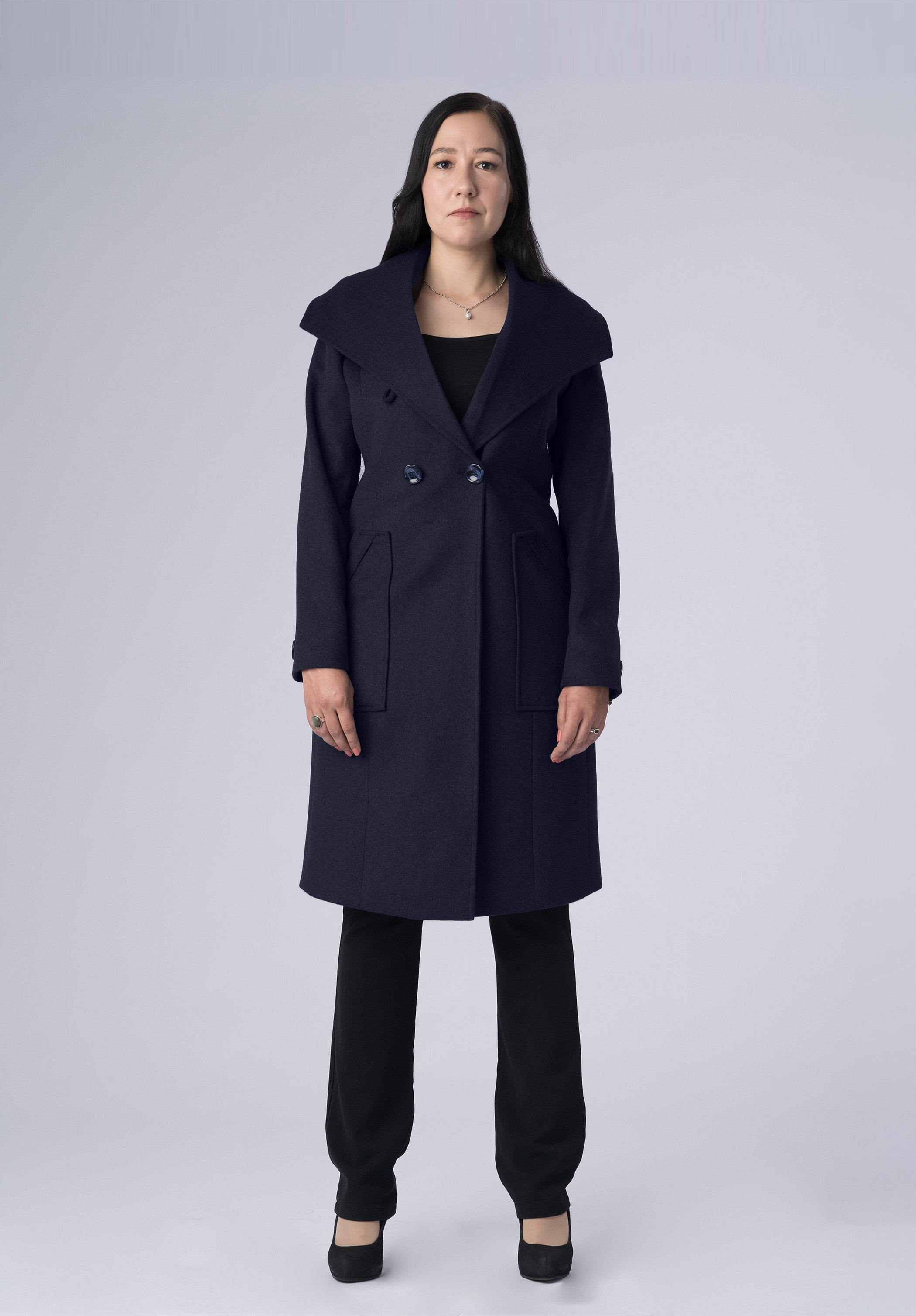 cashmere single breasted-coat
