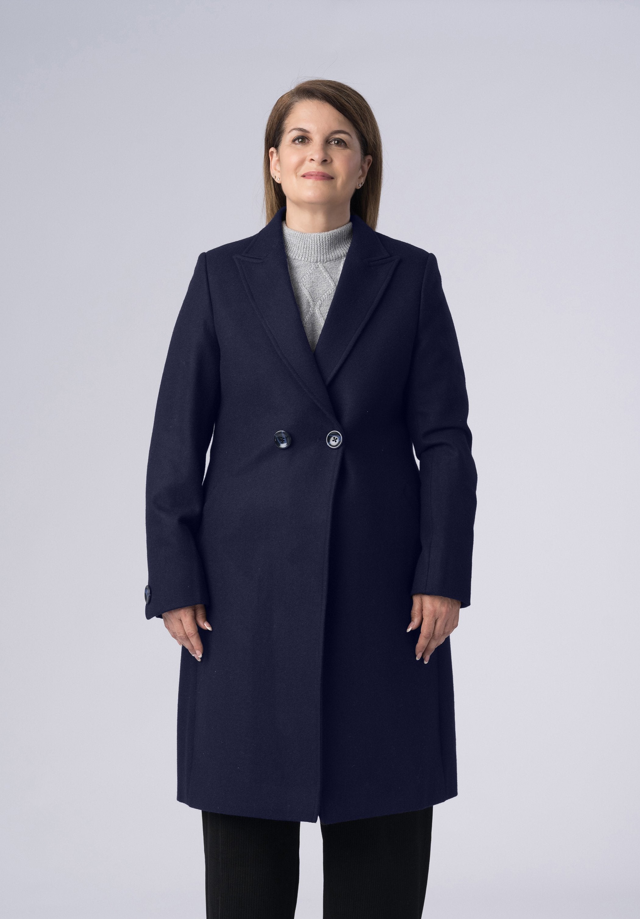 cashmere single breasted-coat