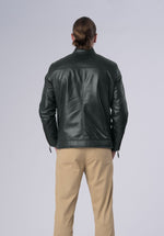 Load image into Gallery viewer, biker luxury leather jacket-men
