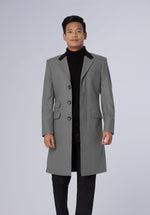 Load image into Gallery viewer, single breasted-longcoat-men

