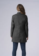 Load image into Gallery viewer, double breasted short woolen- 
coat
