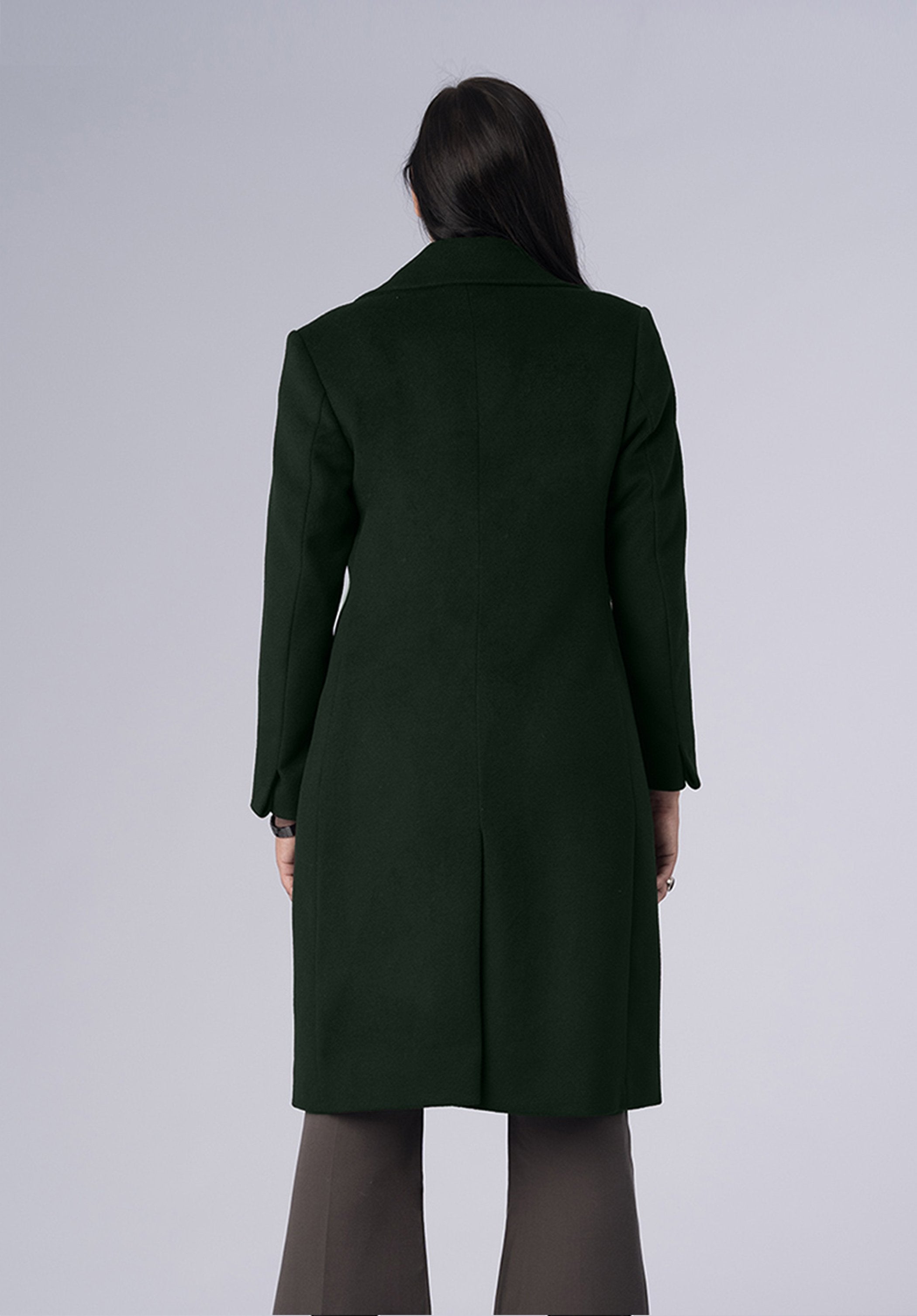 cashmere double breasted-coat