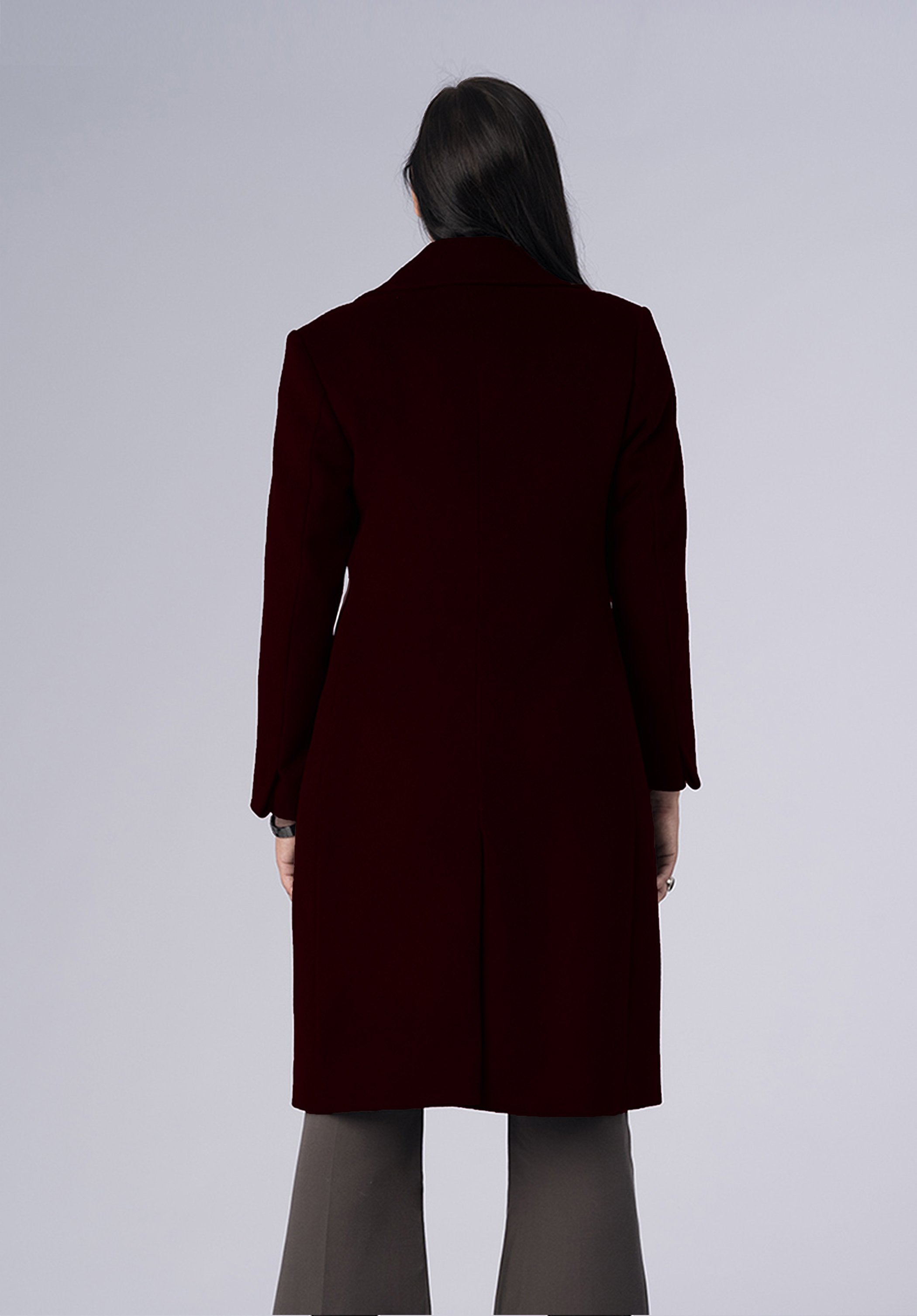 cashmere double breasted-coat