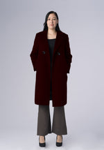 Load image into Gallery viewer, cashmere double breasted-coat
