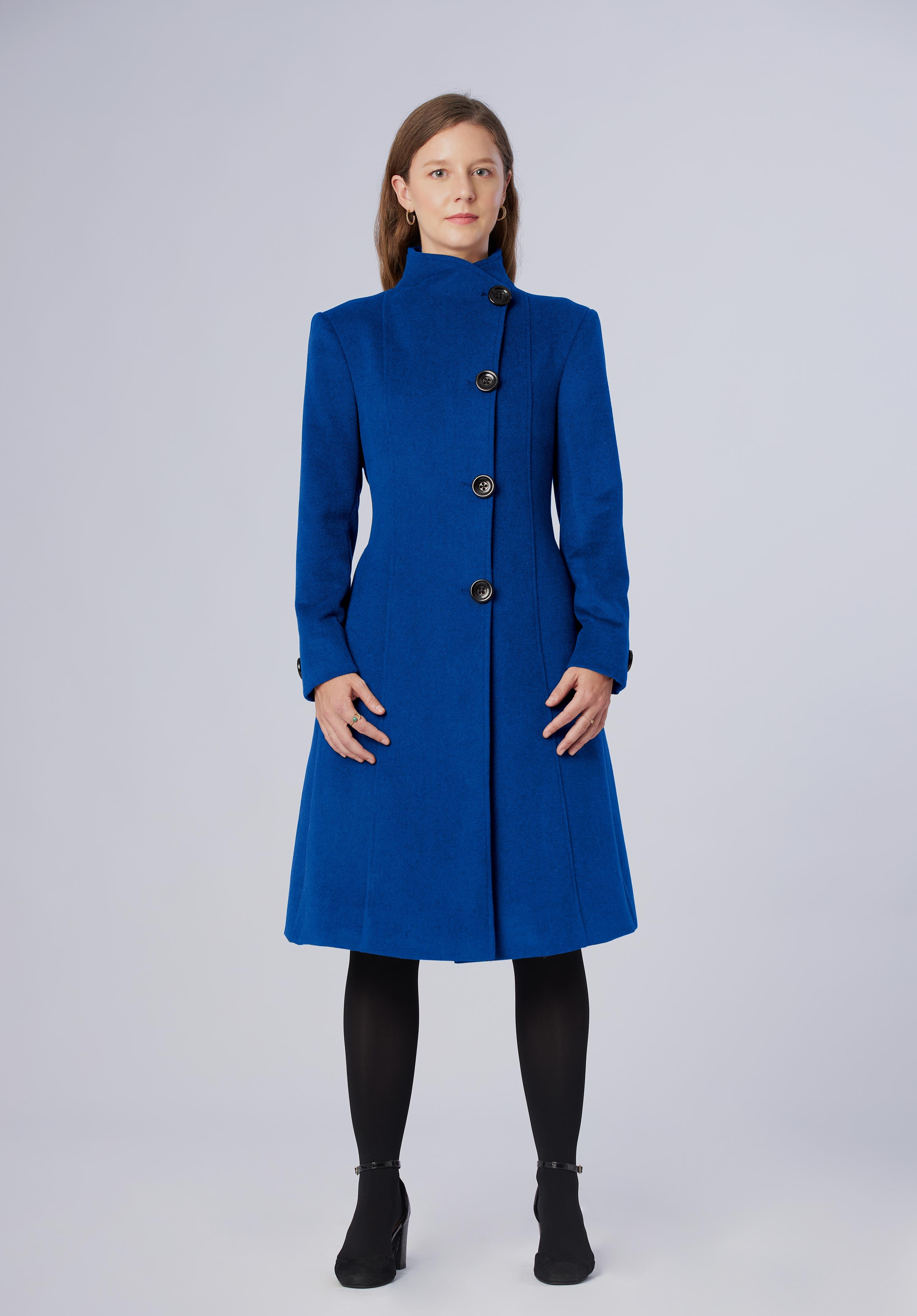 single breasted-longcoat-women