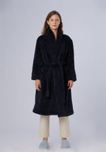 Load image into Gallery viewer, NAVY WINTER ROBE
