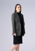 Load image into Gallery viewer, blue wool single breasted-blazer
