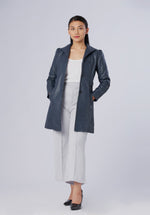 Load image into Gallery viewer, women leather long coat

















