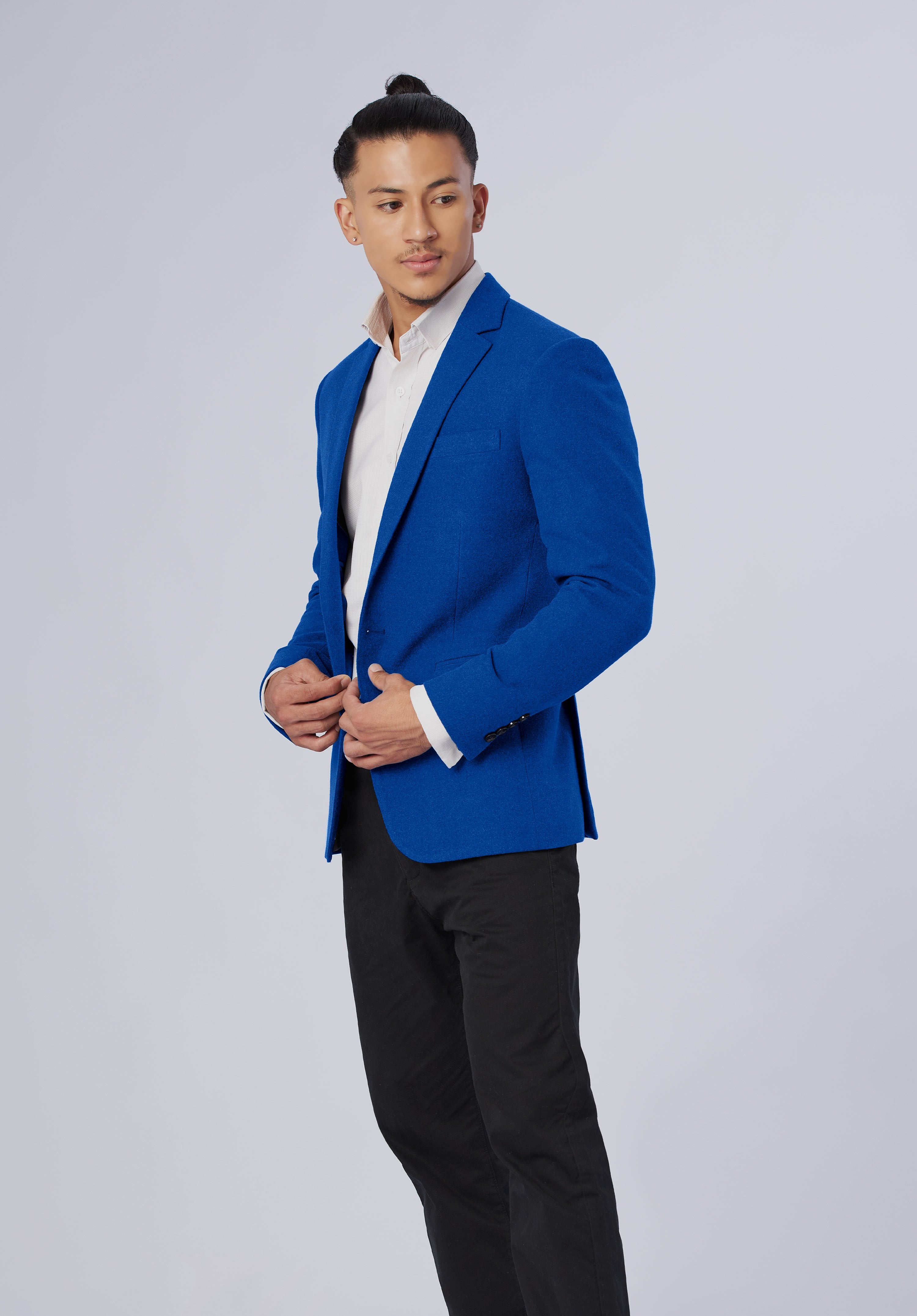 single breasted-blazer-men