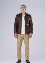 Load image into Gallery viewer, DAVID LEATHER JACKET
